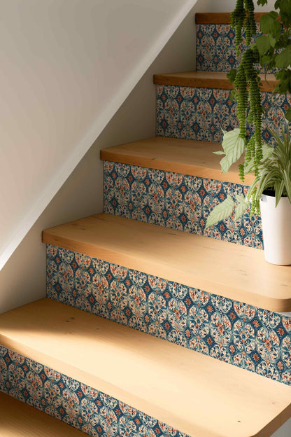 Amalfi peel and stick stair riser decals, photo 2 of 6
