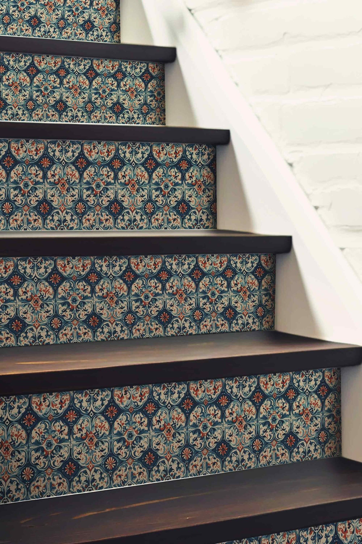 Amalfi peel and stick stair riser decals, photo 3 of 6