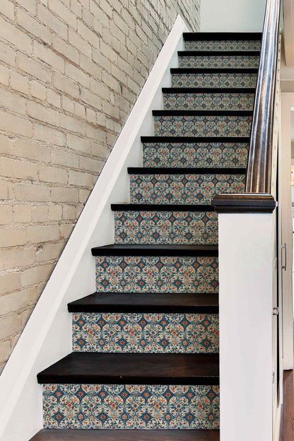 Amalfi peel and stick stair riser decals, photo 4 of 6