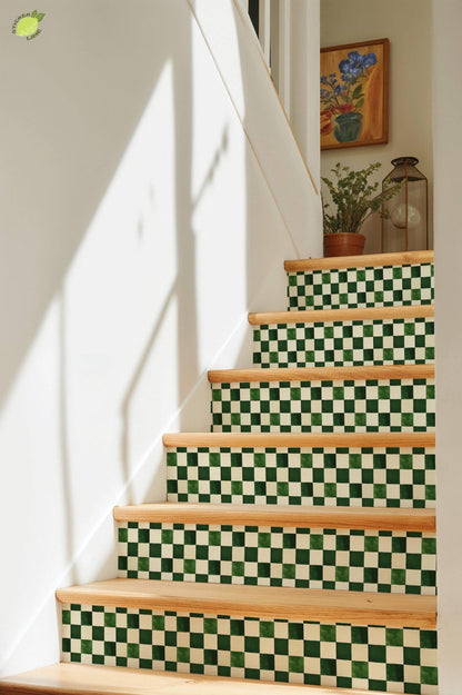 Big Gingham peel and stick tile decals, photo 8 of 8