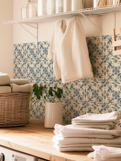 Blue Athens peel and stick tile decals, photo 7 of 8