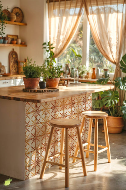 Terra Glow peel and stick tile decals, photo 5 of 8