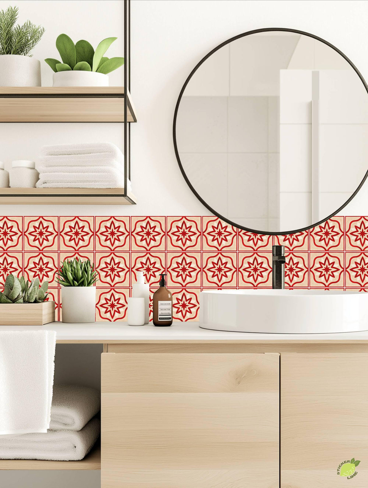 Geo Star peel and stick tile decals, photo 4 of 8