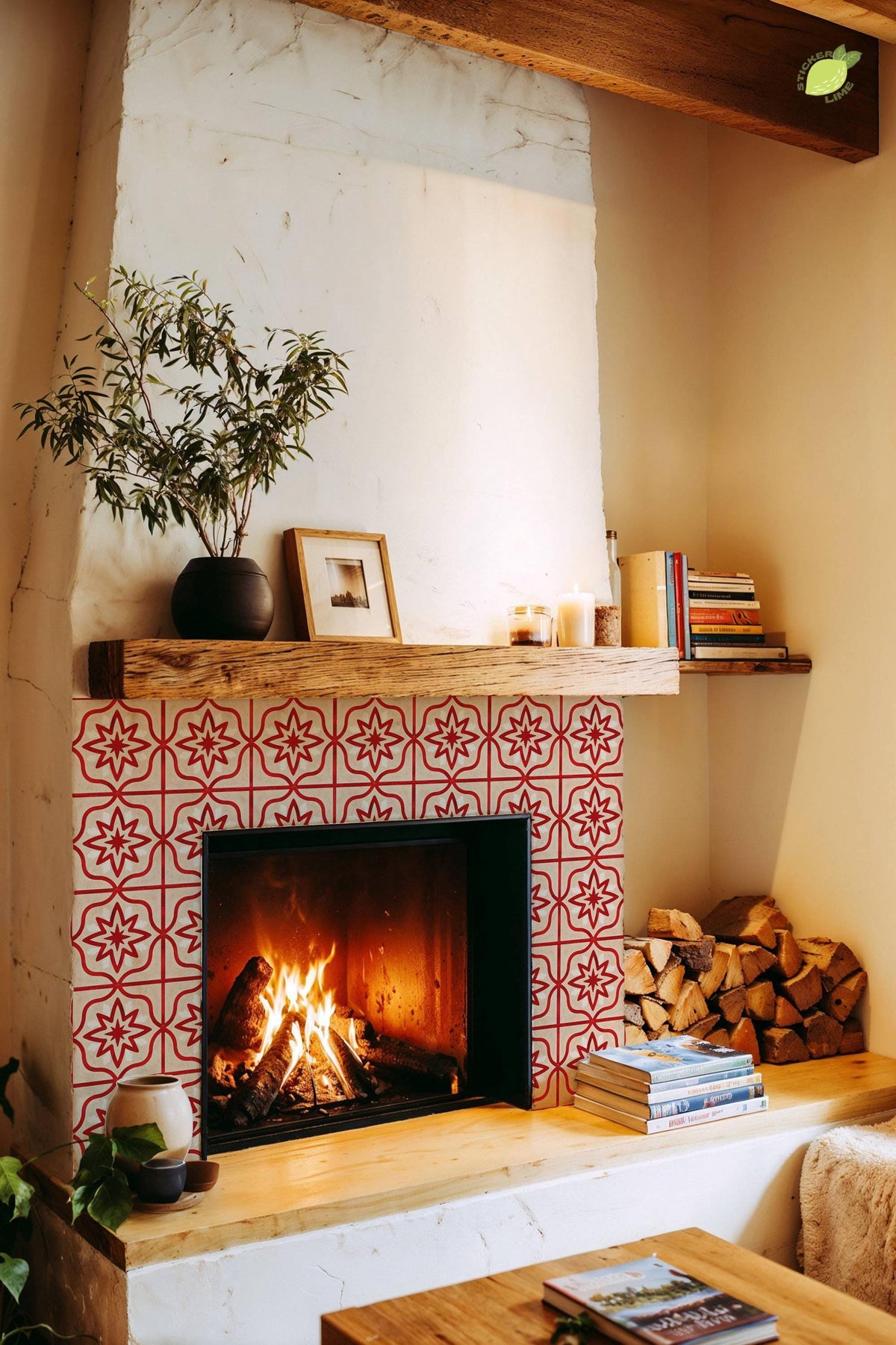 Geo Star peel and stick tile decals, photo 6 of 8