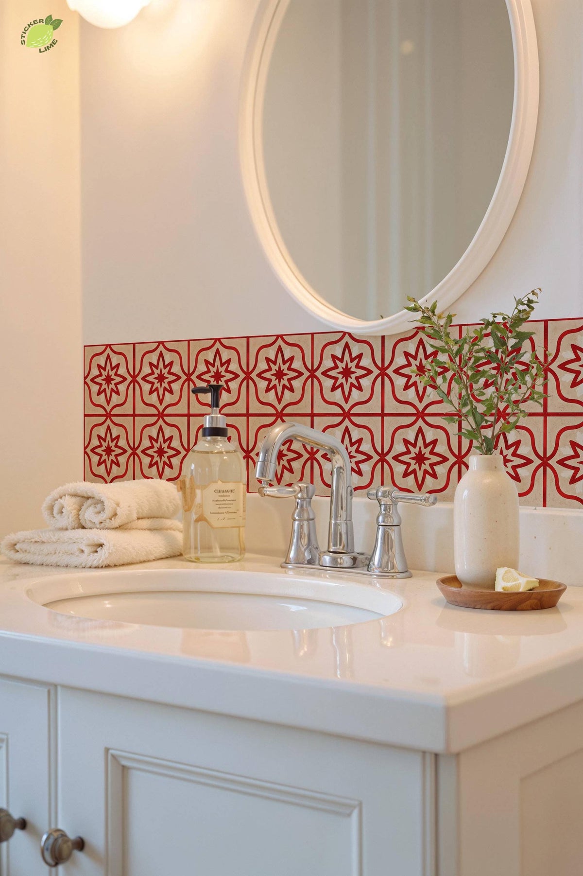 Geo Star peel and stick tile decals, photo 7 of 8