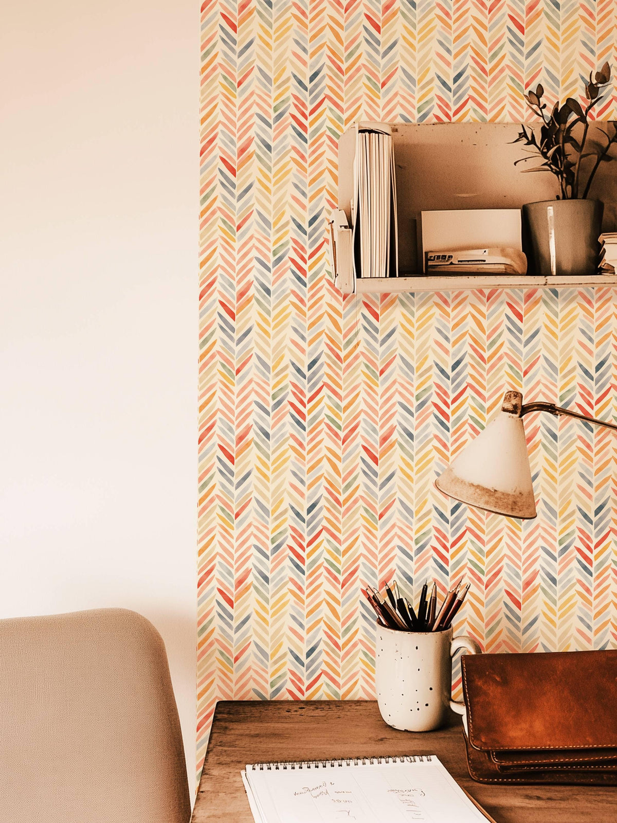 Harringbone peel and stick tile decals, photo 7 of 8