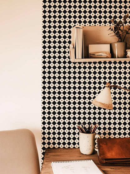 Luxurious Black and White peel and stick tile decals, photo 8 of 8