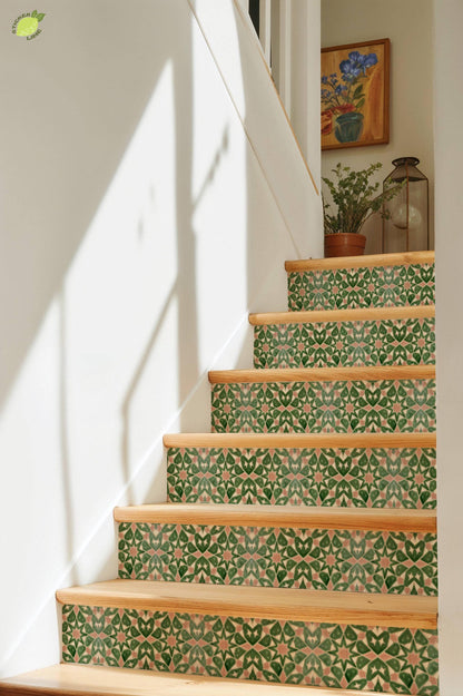 Sage Moroccan Star peel and stick tile decals, photo 8 of 8