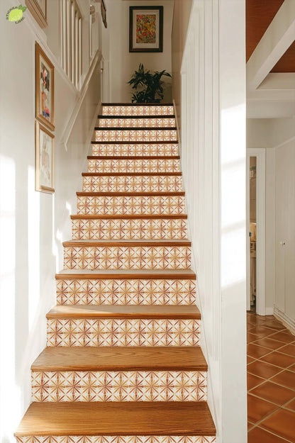 Terra Glow peel and stick stair riser decals, photo 7 of 8