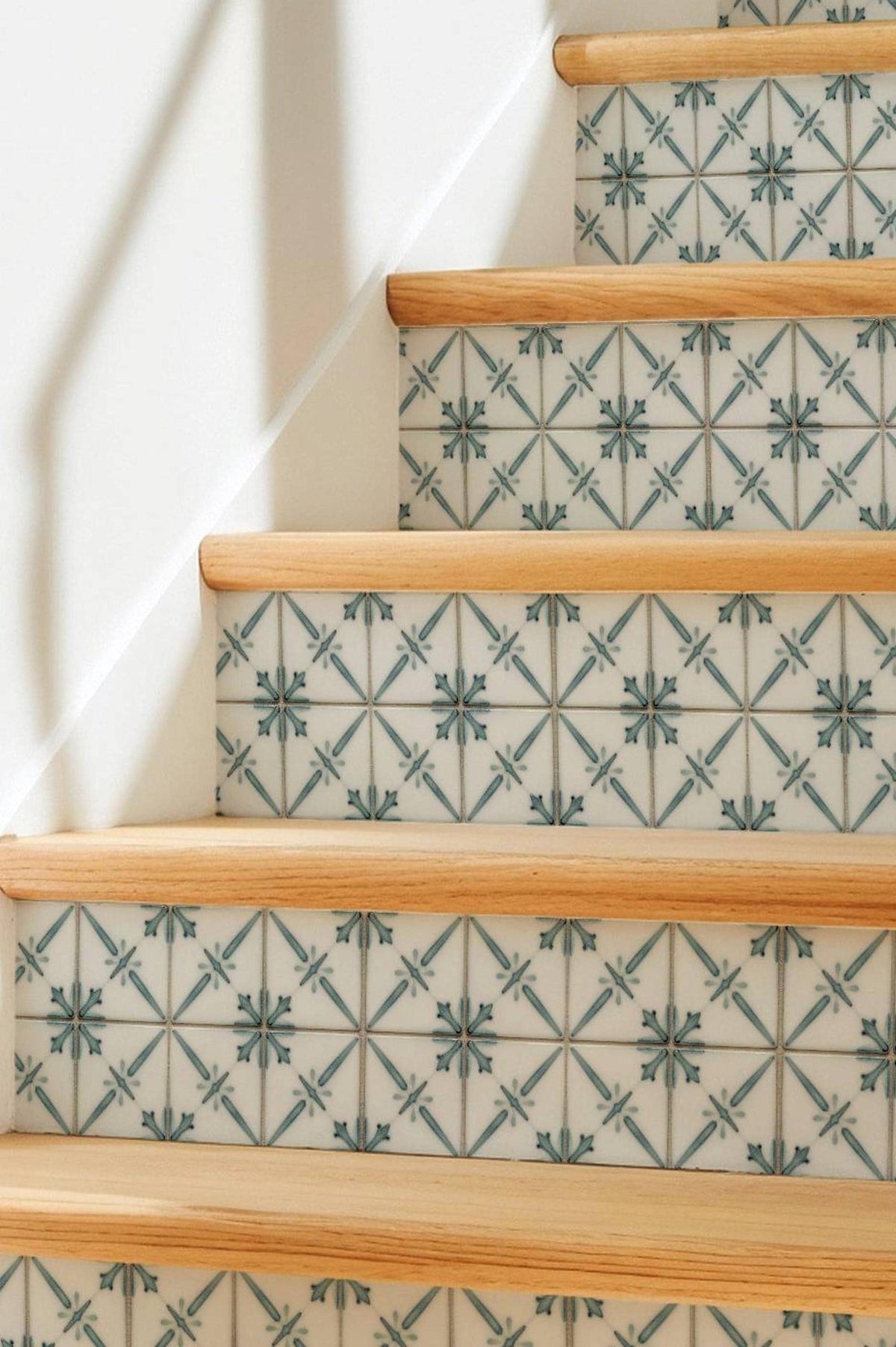 Mockups show the pattern in a room. Check the size menu for the decal dimensions.